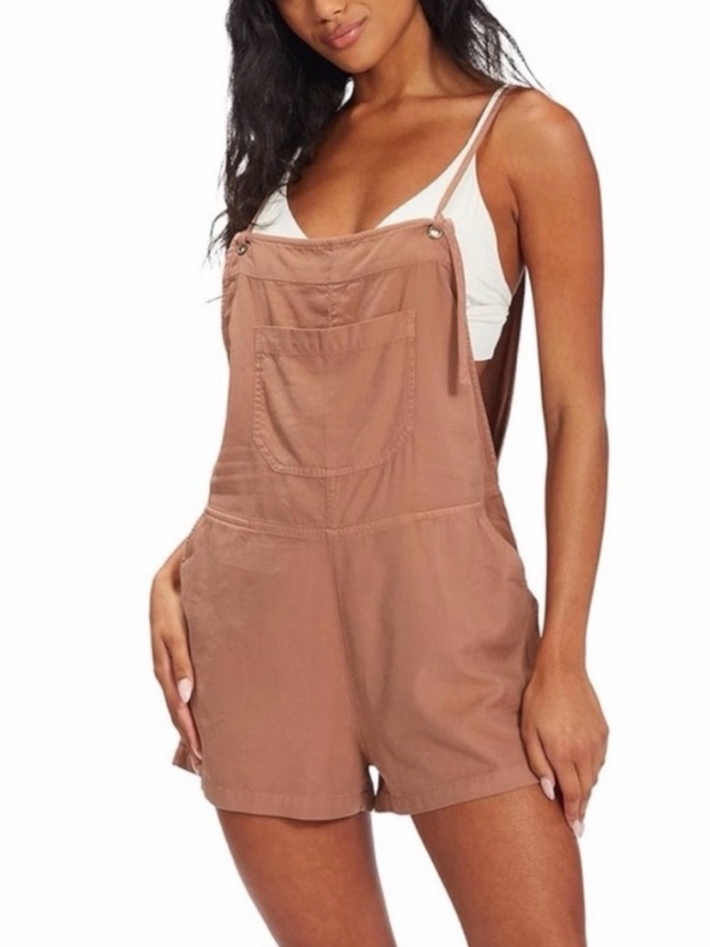 Billabong Women's Short Overalls - Brown
